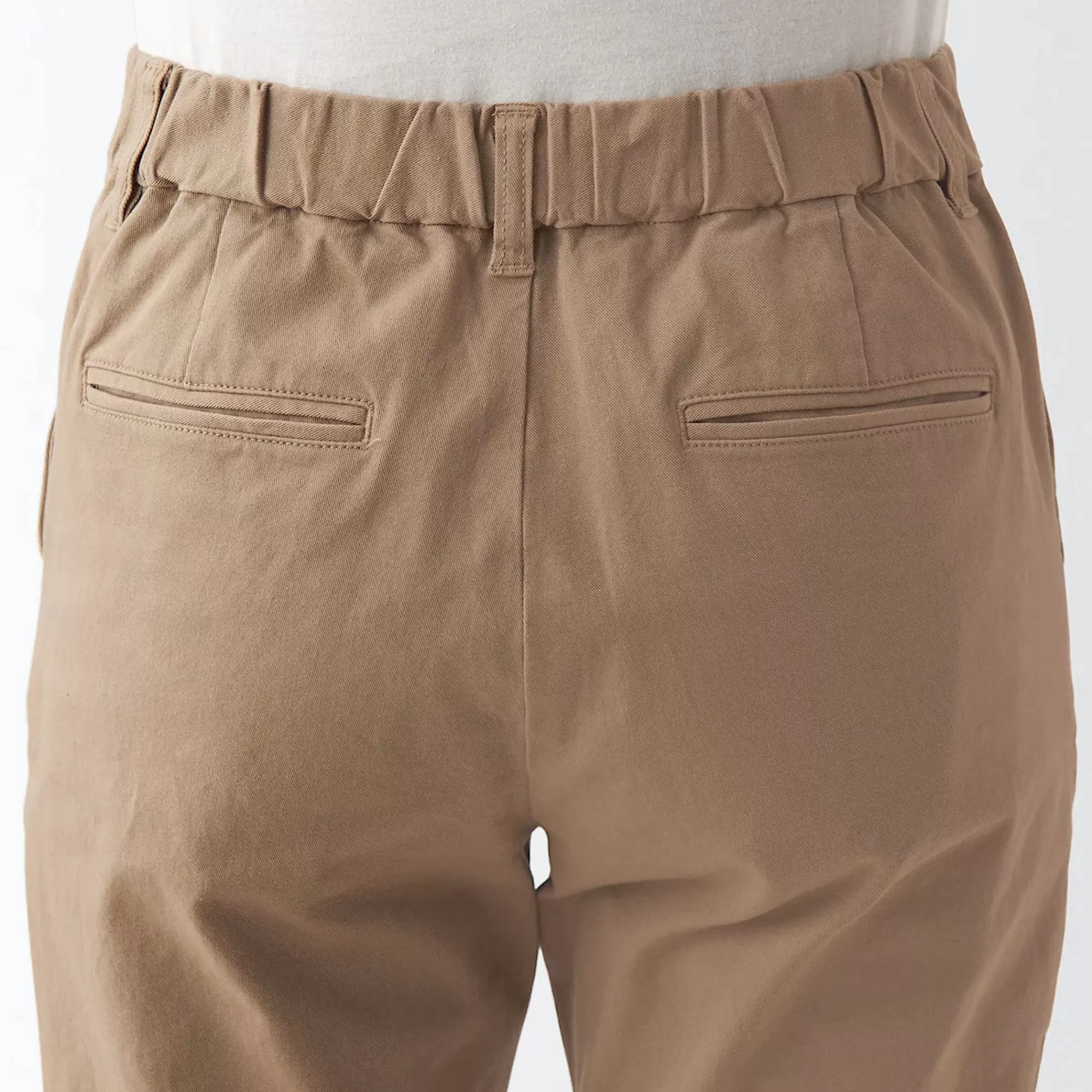 MUJI Women'S 4-Way Stretch Chino Slim Tapered Pants (L 32Inch / 82Cm) Store