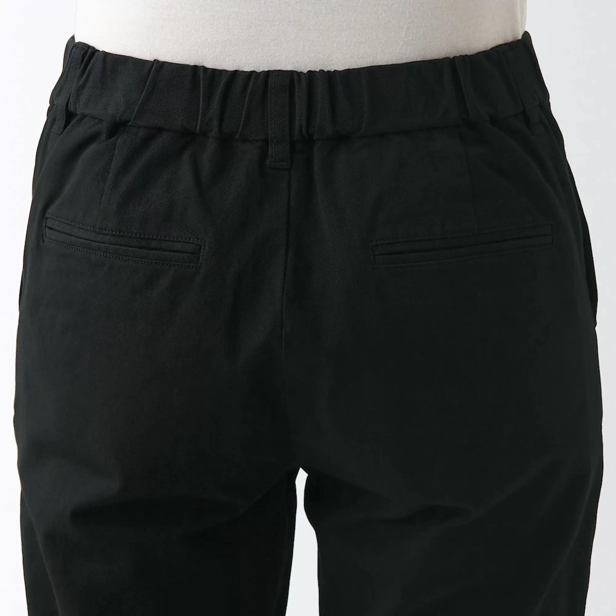 MUJI Women'S 4-Way Stretch Chino Slim Tapered Pants (L 32Inch / 82Cm) New