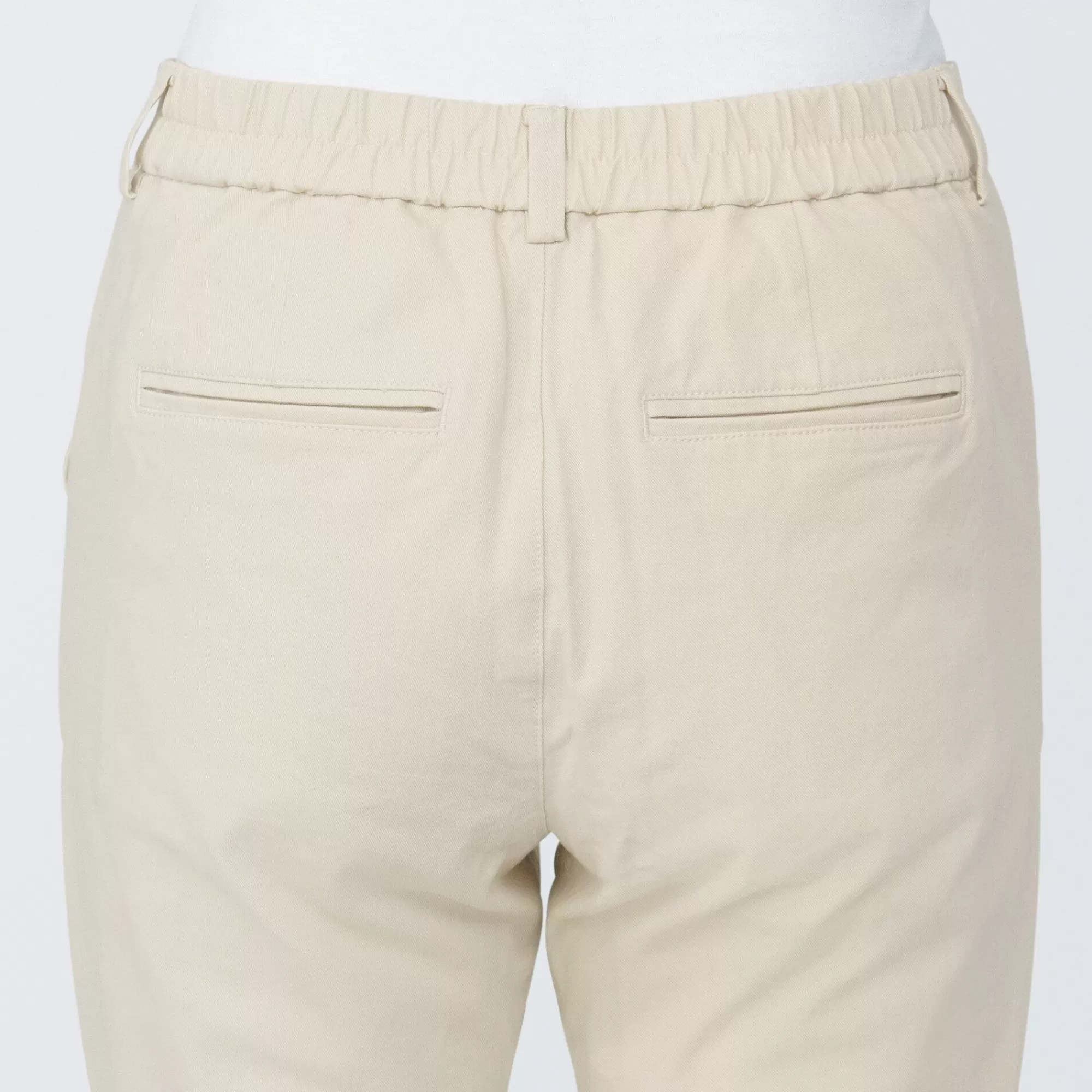 MUJI Women'S 4-Way Stretch Chino Slim Tapered Pants (L 32Inch / 82Cm) Flash Sale