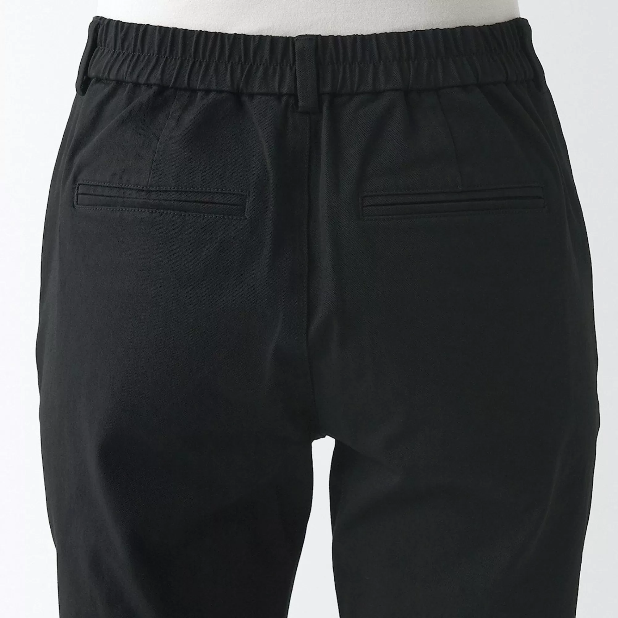 MUJI Women'S 4-Way Stretch Chino Slim Tapered Pants (L 32Inch / 82Cm) Flash Sale