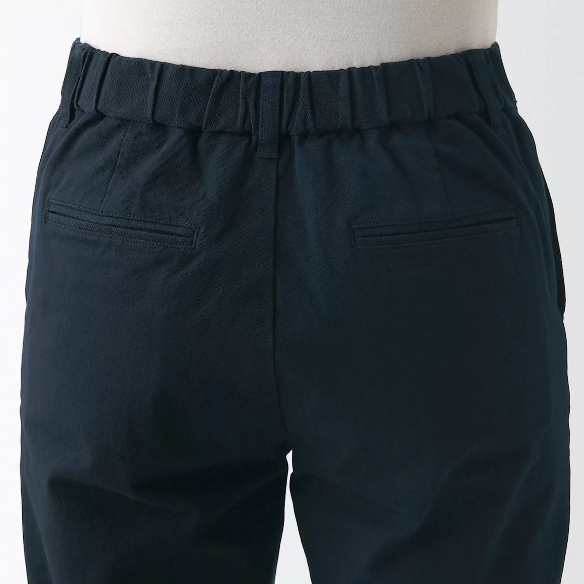 MUJI Women'S 4-Way Stretch Chino Slim Tapered Pants (L 32Inch / 82Cm) New