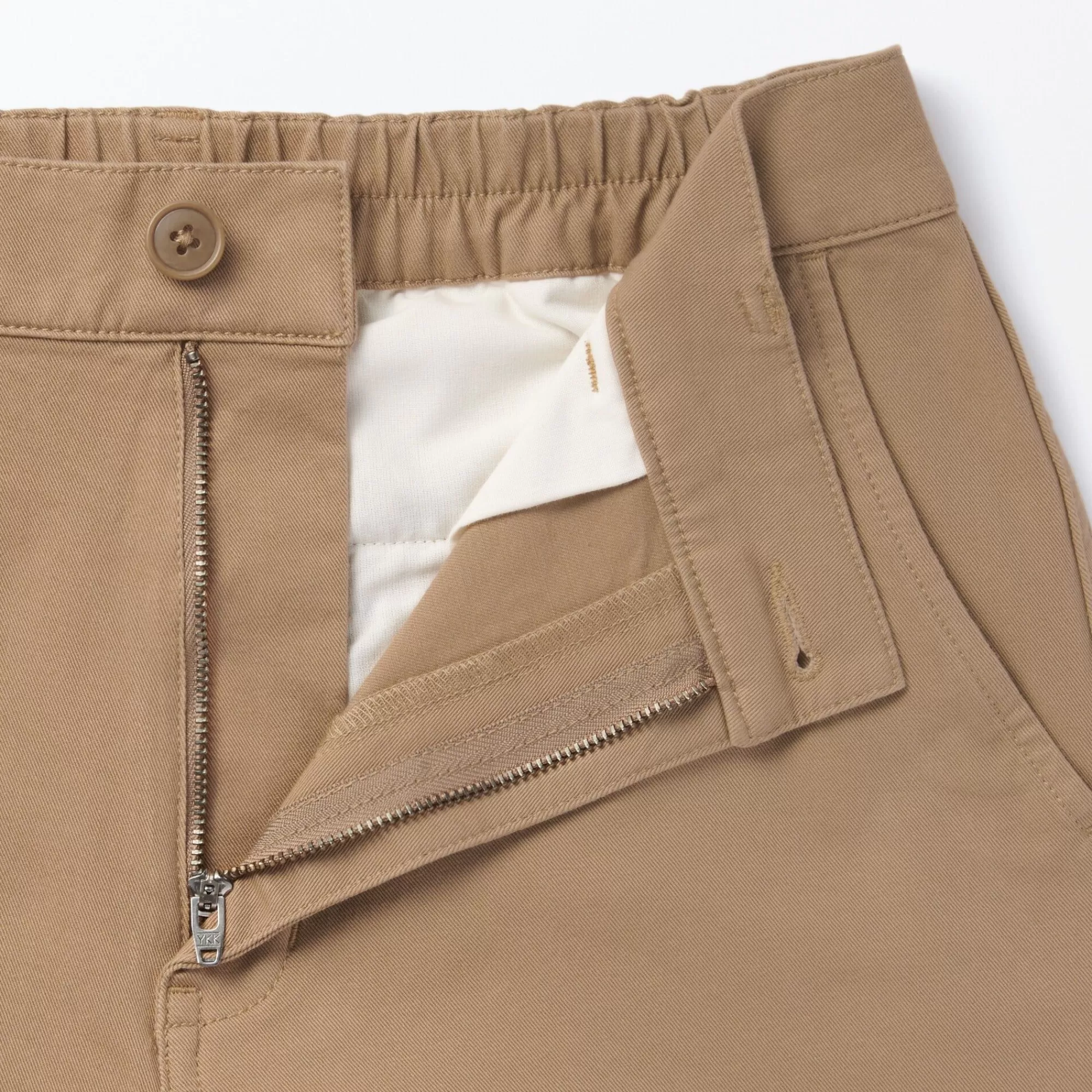 MUJI Women'S 4-Way Stretch Chino Wide Straight Pants (L 32Inch / 82Cm) Sale