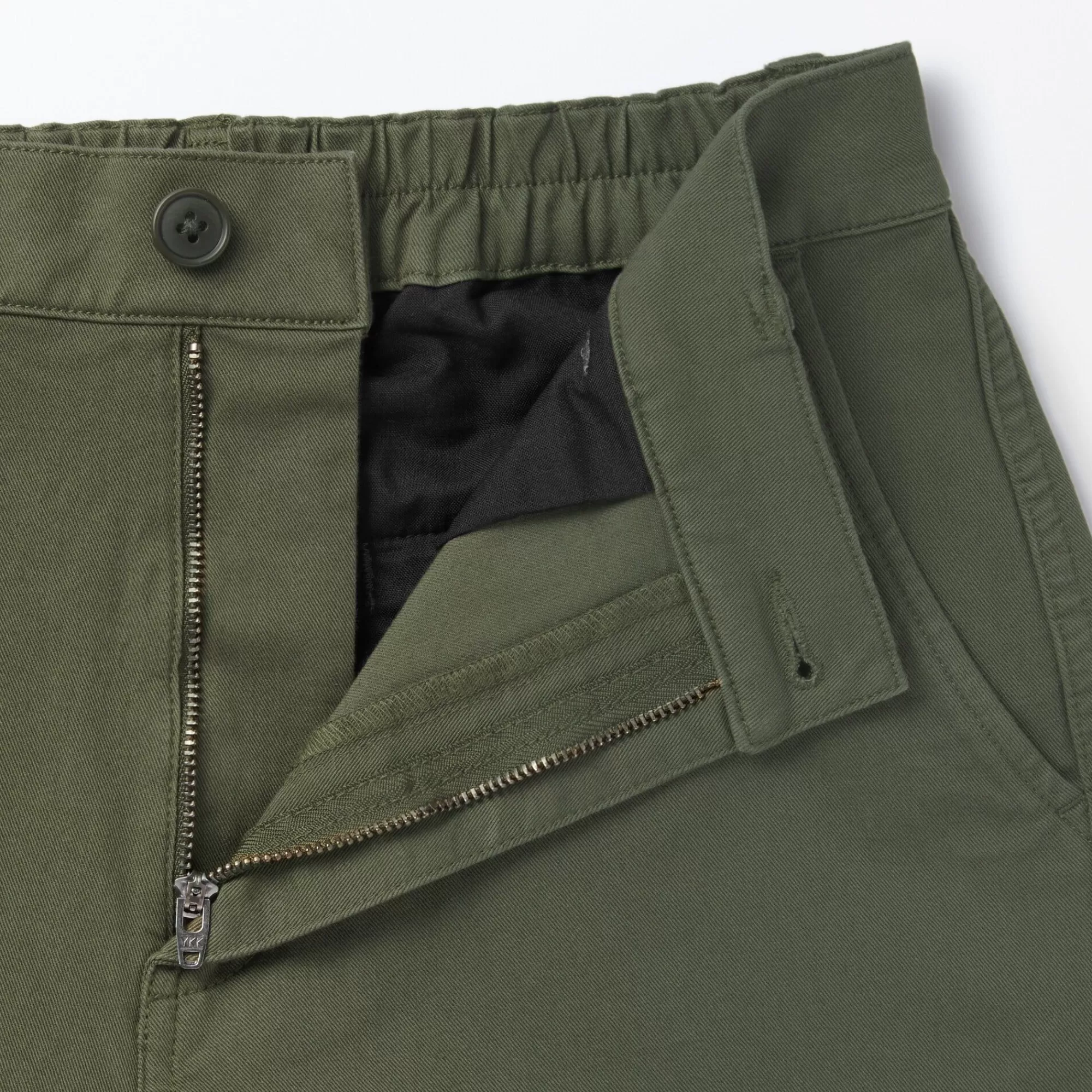 MUJI Women'S 4-Way Stretch Chino Wide Straight Pants (L 32Inch / 82Cm) Sale